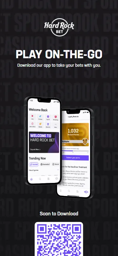 Rockbet Casino games area on mobile